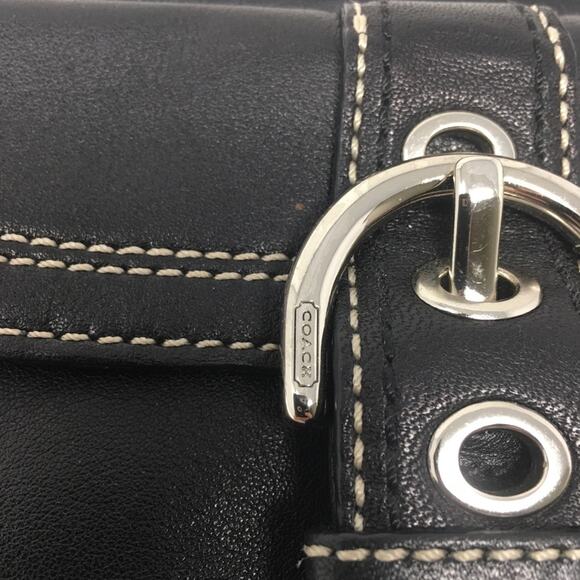 Coach NWT Black Soho Wristlet Wallet 7 x 4" - Picture 3 of 7